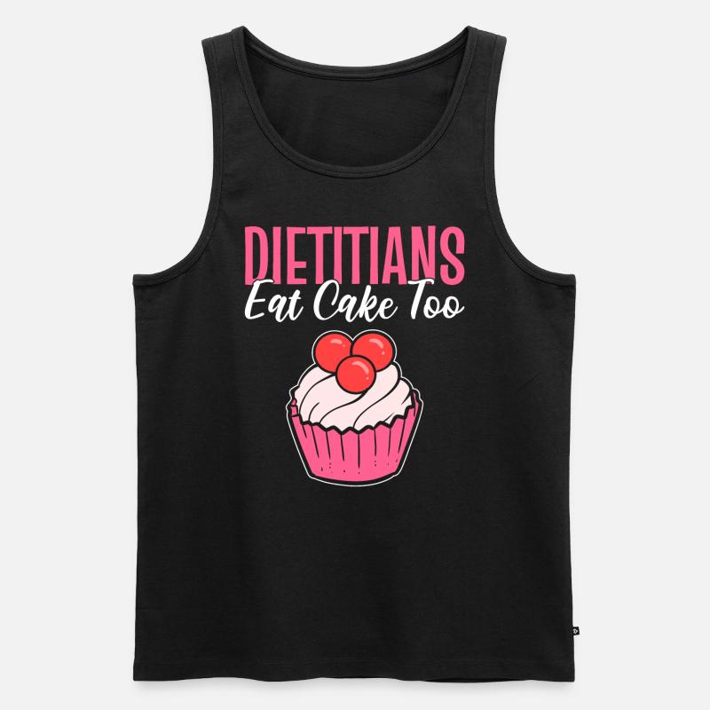Lustiger Ernährungsberater Ernährungscoach - Männer Premium Bio Tank Top - Schwarz