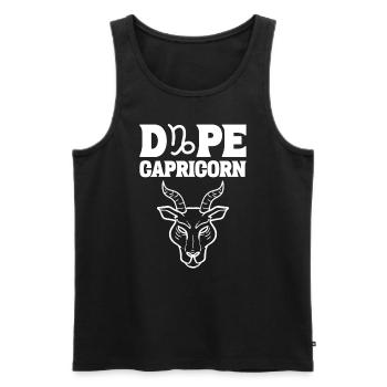 Sternzeichen Steinbock Astrologen - Männer Premium Bio Tank Top - Schwarz - Vorne - Michal (187cm)