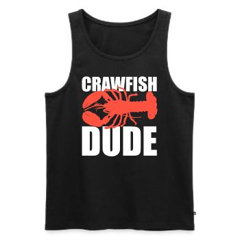 Langustenliebhaber Liebhaber von Meeresfrüchten - Männer Premium Bio Tank Top - Schwarz - Vorne - AI Model Male 178 light (178cm)