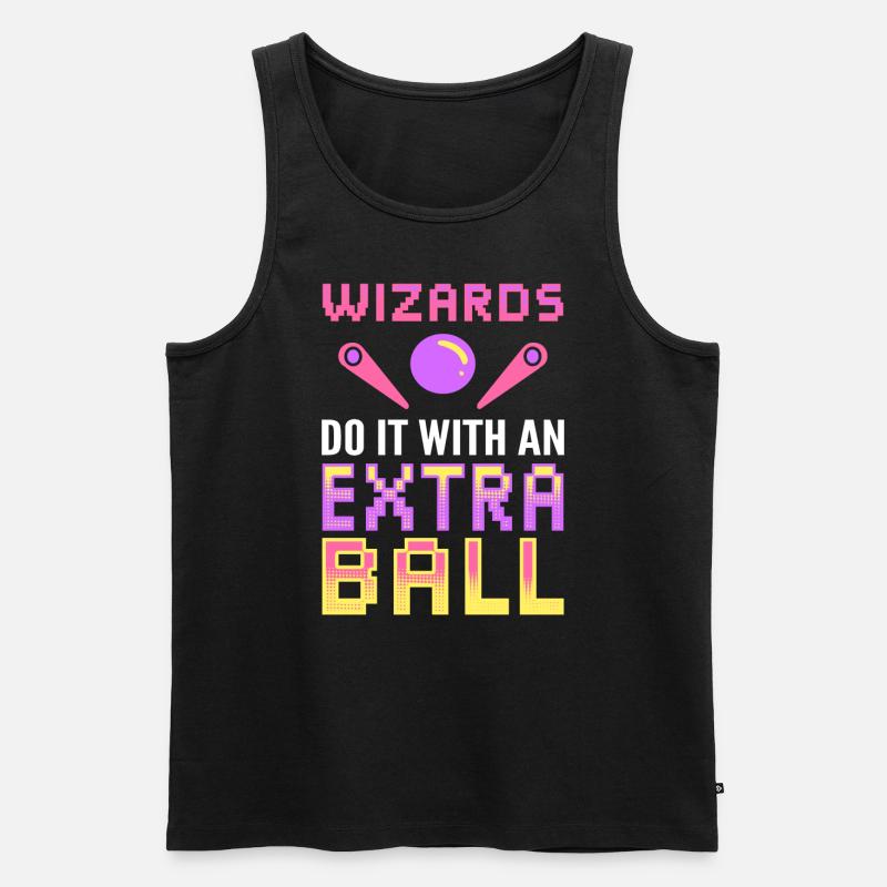 Flipper-Arcade-Spiel Arcade-Techniker - Männer Premium Bio Tank Top - Schwarz