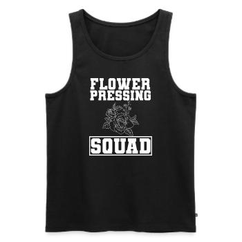 Blumenliebhaber Gärtner - Männer Premium Bio Tank Top - Schwarz - Vorne - Michal (187cm)