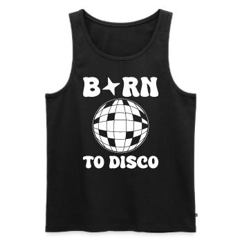 Disco-Liebhaber Professioneller Tänzer - Männer Premium Bio Tank Top - Schwarz - Vorne - Michal (187cm)