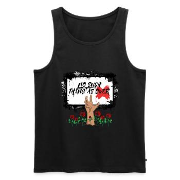 No Such Thing As Over 3 - Männer Premium Bio Tank Top - Schwarz - Vorne - AI Model Male 178 light (178cm)