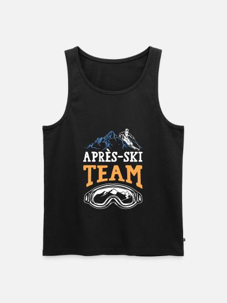 Après Ski Team - Men's Premium Organic Tank Top - black