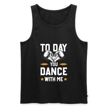 Boxen Boxing - Men's Premium Organic Tank Top - black - Front - AI Model Male 178 light (178cm)