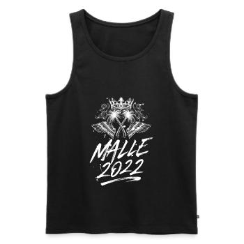 malle 2022 krone palmen - Men's Premium Organic Tank Top - black - Front - Michal (187cm)