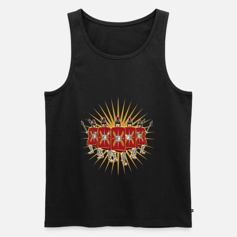 Römer - Männer Premium Bio Tank Top - Schwarz