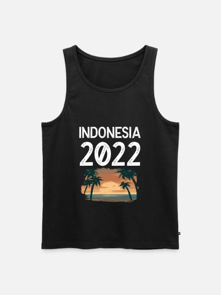 Indonesia 2022 - Men's Premium Organic Tank Top - black