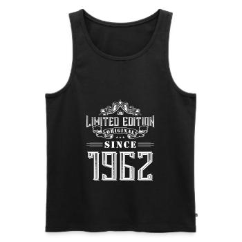 Édition limitée 1962 - Débardeur bio Premium Homme - noir - Devant - Michal (187cm)