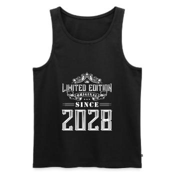 2028 limited edition - Männer Premium Bio Tank Top - Schwarz - Vorne - AI Model Male 178 light (178cm)