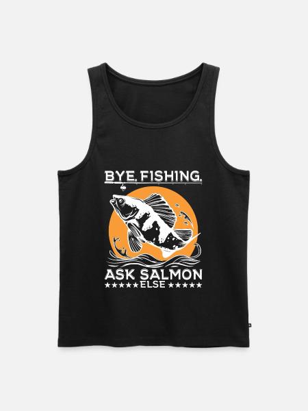 Fun fishing - Men's Premium Organic Tank Top - black