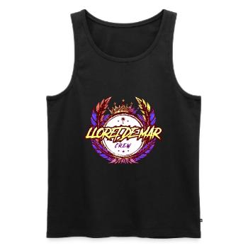 Lloret De Mar Crew Colorful - Men's Premium Organic Tank Top - black - Front - Michal (187cm)