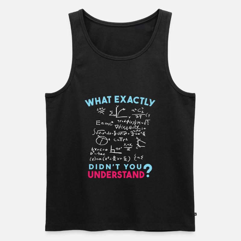 Physique Math Formule Blague - Débardeur bio Premium Homme - noir
