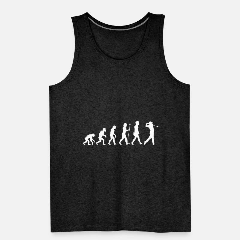 Golf Evolution Golfer Caddy Gift Golfer Men's Premium Organic Tank Top