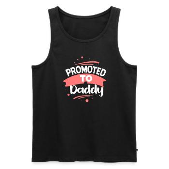 Promu à Daddy Est 2023 - Débardeur bio Premium Homme - noir - Devant - Michal (187cm)