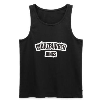 Würzburg Boys - Débardeur bio Premium Homme - noir - Devant - Michal (187cm)
