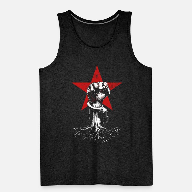 Resistance roots Men's Premium Organic Tank Top