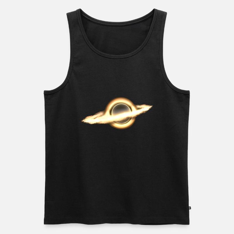 Black Hole, Infinity, Outer Space, Science Fiction - Débardeur bio Premium Homme - noir