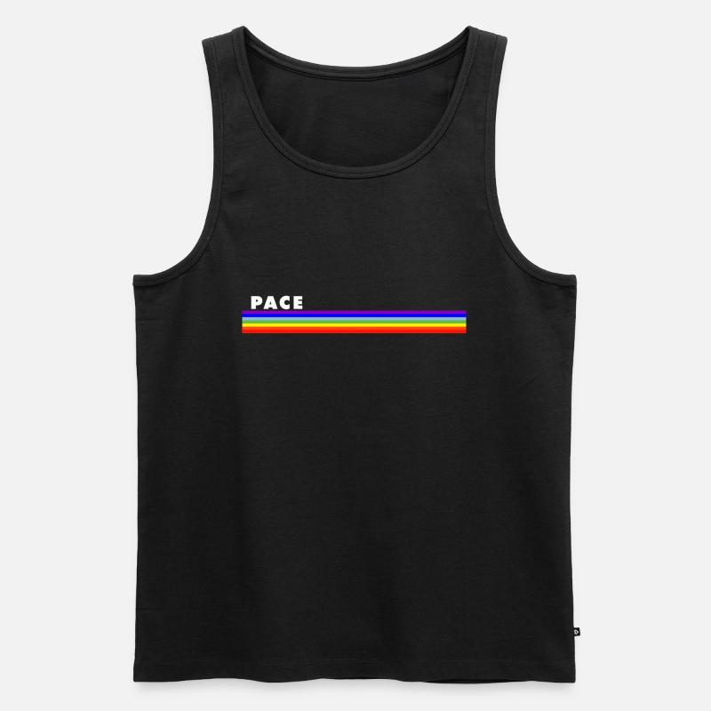 PACE - Männer Premium Bio Tank Top - Schwarz