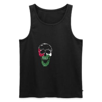 Palestine - Débardeur bio Premium Homme - noir - Devant - AI Model Male 178 light (178cm)