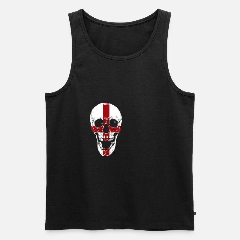England - Männer Premium Bio Tank Top - Schwarz