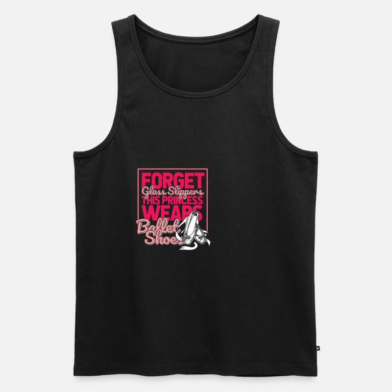 Ballett - Männer Premium Bio Tank Top - Schwarz