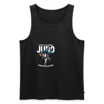judo - Débardeur bio Premium Homme - noir - Devant - Michal (187cm)