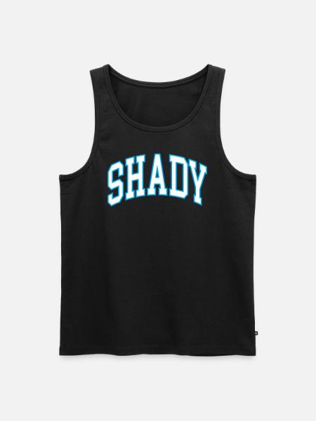 Shady - Men's Premium Organic Tank Top - black