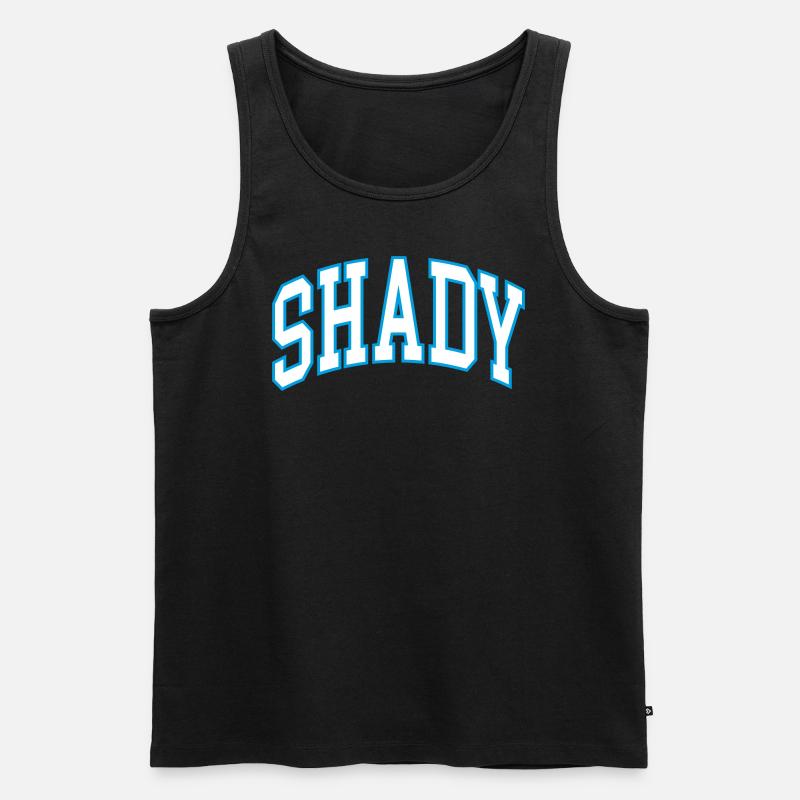 shady - Männer Premium Bio Tank Top - Schwarz