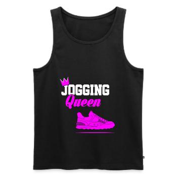 Jogging Running Runner Funny Sayings Gift 7 - Débardeur bio Premium Homme - noir - Devant - Michal (187cm)