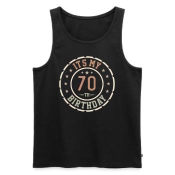 Es ist mein 54. Geburtstag 54 Jahre altes Geschenk - Männer Premium Bio Tank Top - Schwarz - Vorne - Michal (187cm)