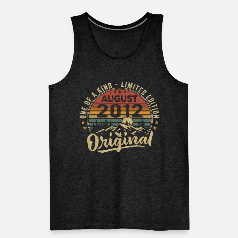 August 2012 Geburtstagsgeschenk 2012 Legenden August Männer Premium Bio Tank Top