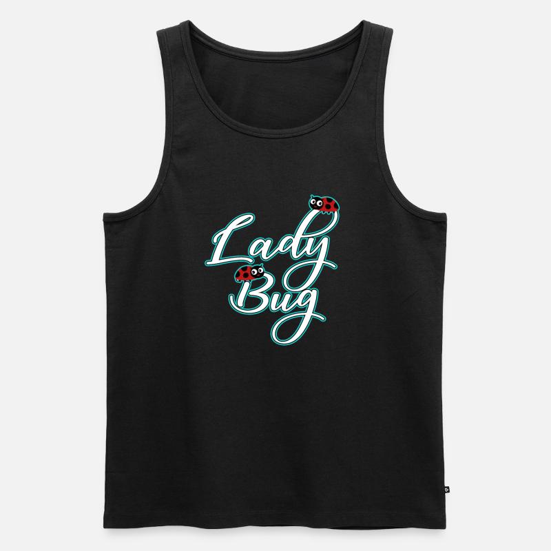 MARIENKÄFER LADYBUG EDITION 3 - Männer Premium Bio Tank Top - Schwarz