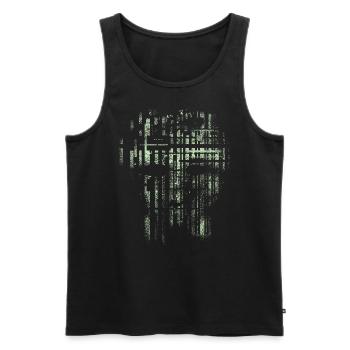 Roman Legionnaire - Mystic Mask - Men's Premium Organic Tank Top - black - Front - Michal (187cm)
