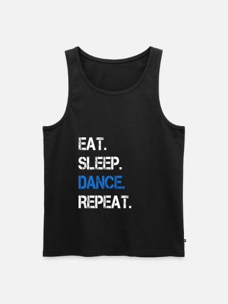 Dancing Dance Dancer Dancer - Men's Premium Organic Tank Top - black