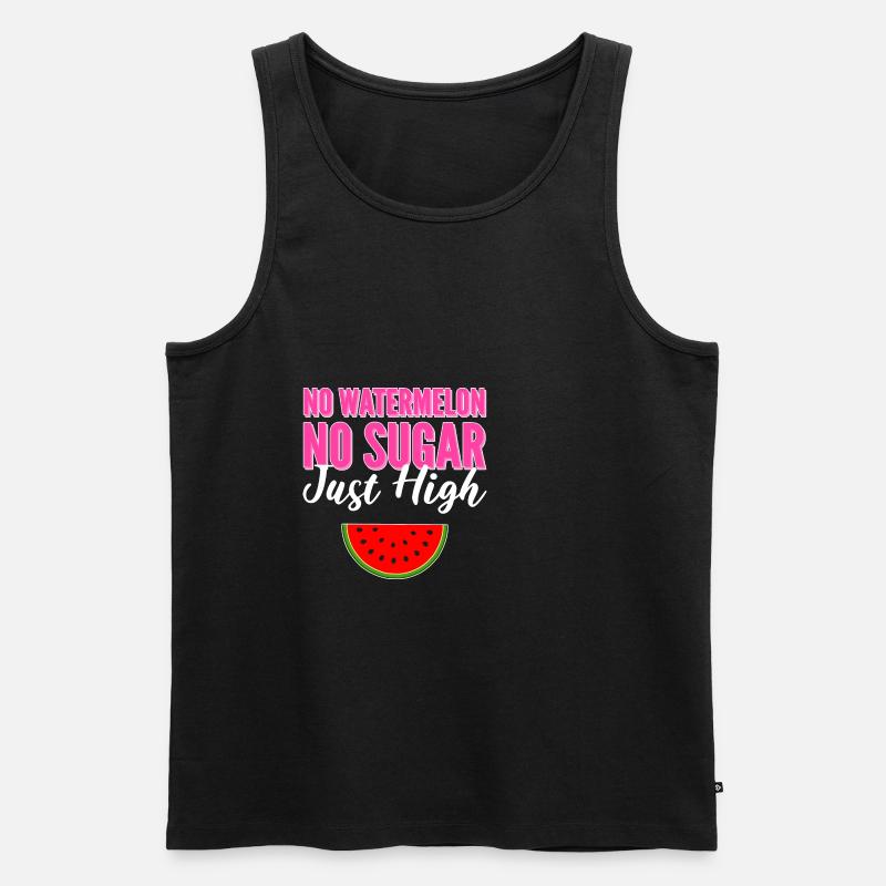 Nur hoch Süßooth Geschenk - Männer Premium Bio Tank Top - Schwarz