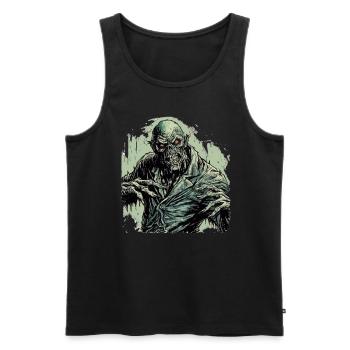 Monster Monster Demon Devil Vampire Guhl Zombie - Débardeur bio Premium Homme - noir - Devant - Michal (187cm)