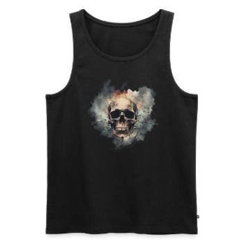 Monster Monster Demon Devil Vampire Guhl Zombie - Débardeur bio Premium Homme - noir - Devant - Michal (187cm)
