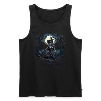 Monster Monster Demon Devil Vampire Guhl Zombie - Débardeur bio Premium Homme - noir - Devant - Michal (187cm)