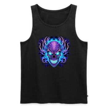 Monster Monster Demon Devil Vampire Guhl Zombie - Débardeur bio Premium Homme - noir - Devant - Michal (187cm)