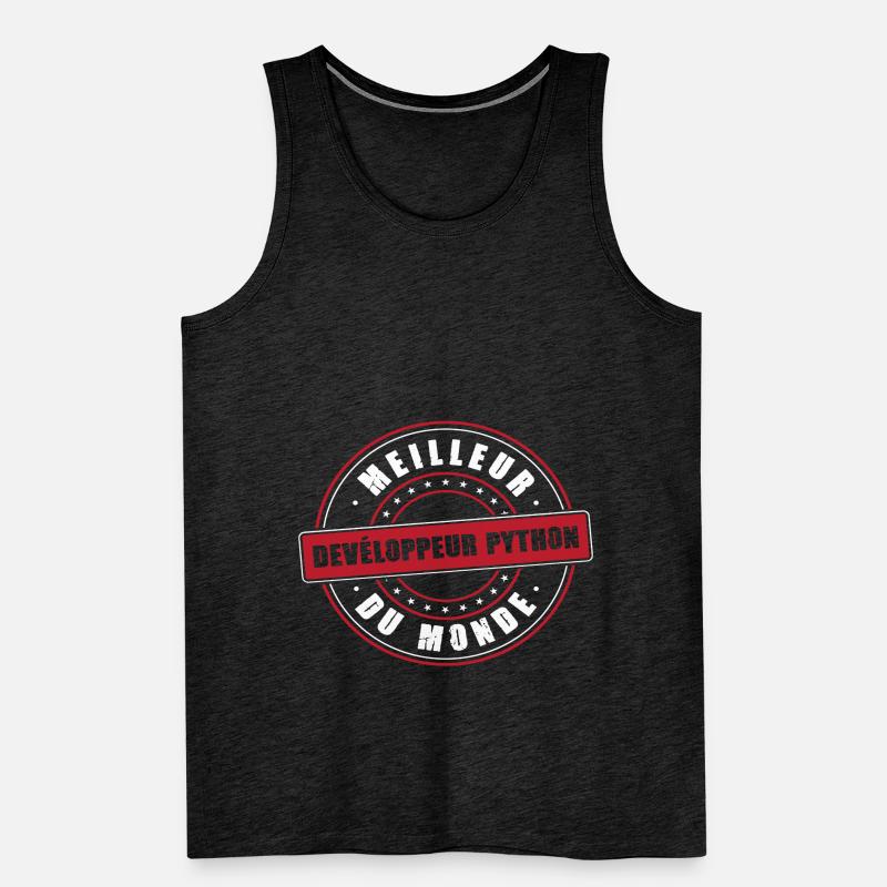 Meilleur développeur python profession métier PC Débardeur bio Premium Homme