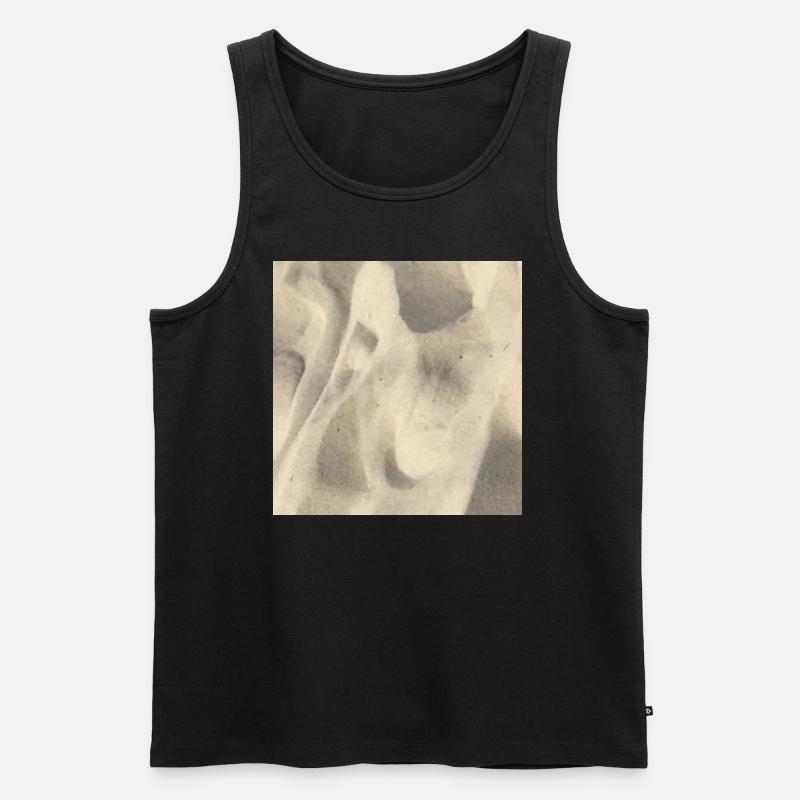 Sand - Männer Premium Bio Tank Top - Schwarz