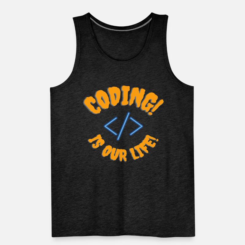 Programmer le codage, c’est votre vie Débardeur bio Premium Homme
