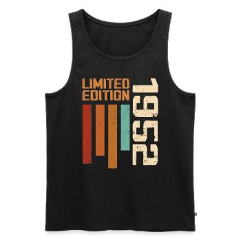Vintage 1952 Retro 1952 Birthday Gift - Men's Premium Organic Tank Top - black - Front - Michal (187cm)