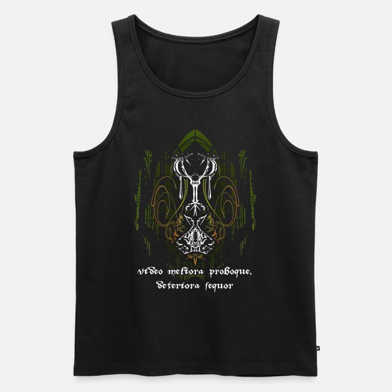 Medeas Tragödie - Männer Premium Bio Tank Top - Schwarz