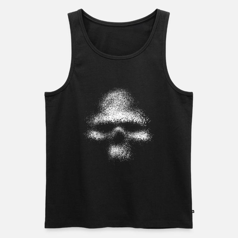 Ork Schädel - Männer Premium Bio Tank Top - Schwarz