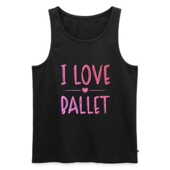 J’adore le ballet - Débardeur bio Premium Homme - noir - Devant - AI Model Male 178 light (178cm)