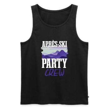 Apres SKi Party Crew - Débardeur bio Premium Homme - noir - Devant - Michal (187cm)