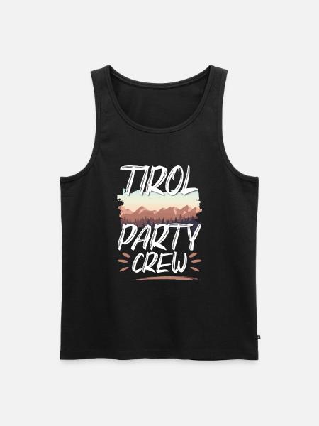 Tirol Party Crew - Men's Premium Organic Tank Top - black