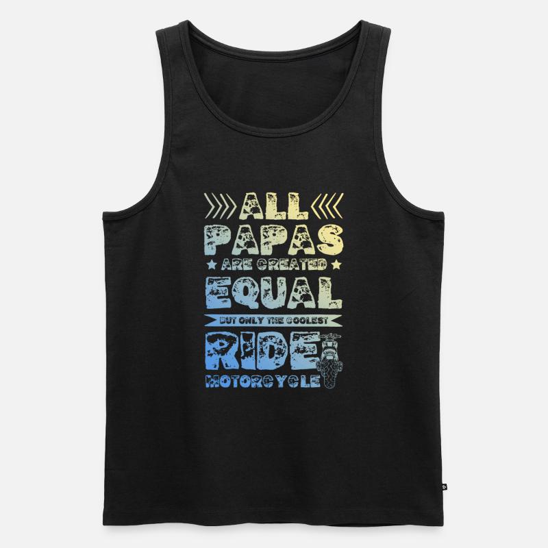 Bowling Split - Männer Premium Bio Tank Top - Schwarz